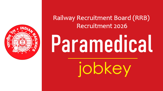 Railway RRB Paramedical Online Form 2026-jobkey